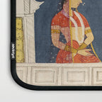 Woman gazing at warrior Indian Painted Illustration Laptop Sleeve Gallery Image 3