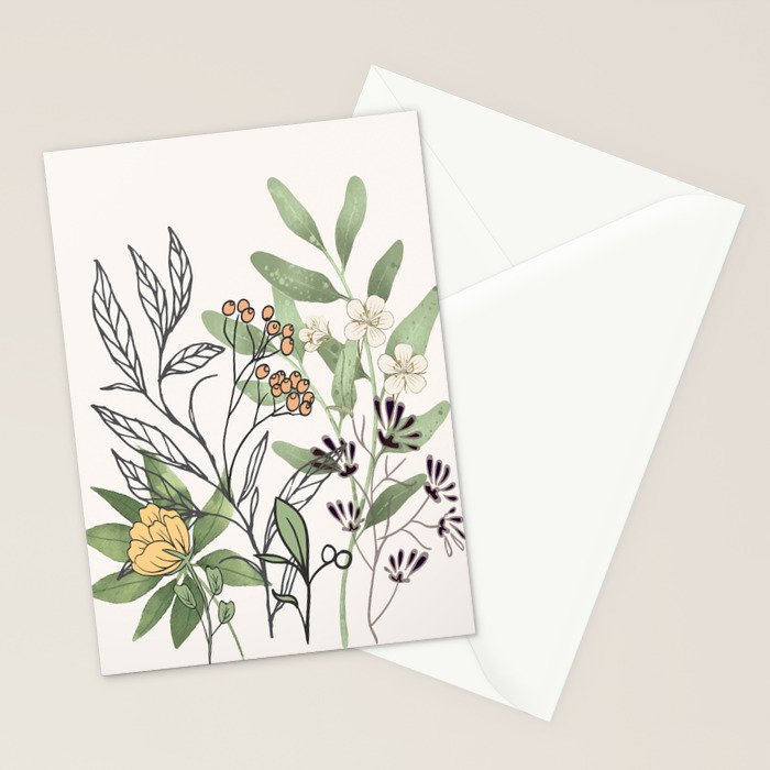 Spring Garden II Stationery Card Gallery Image 2