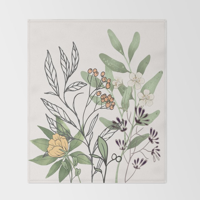 Spring Garden II Throw Blanket Gallery Image 2