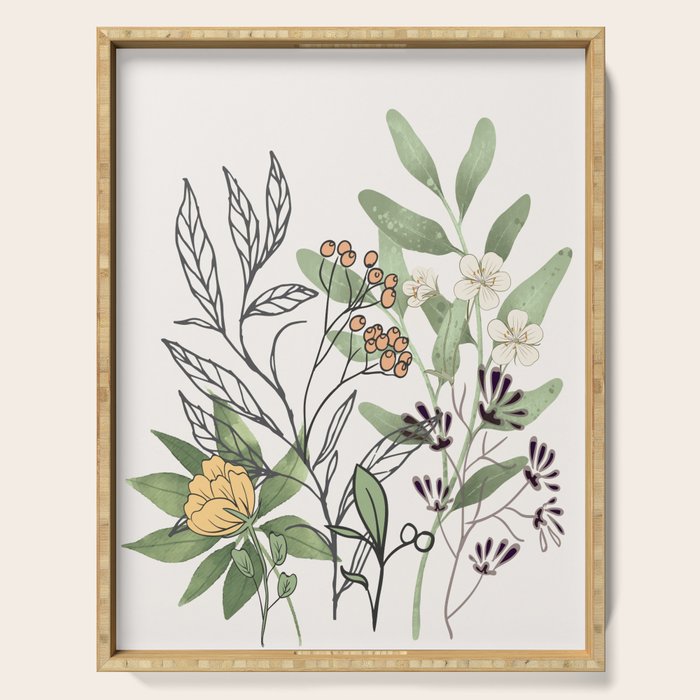 Spring Garden II Serving Tray Gallery Image 1