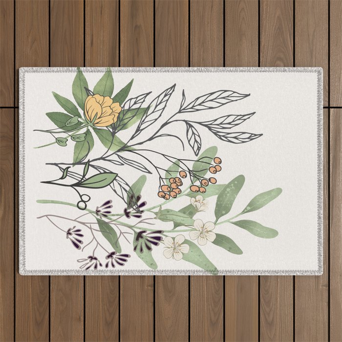 Spring Garden II Outdoor Rug Gallery Image 1
