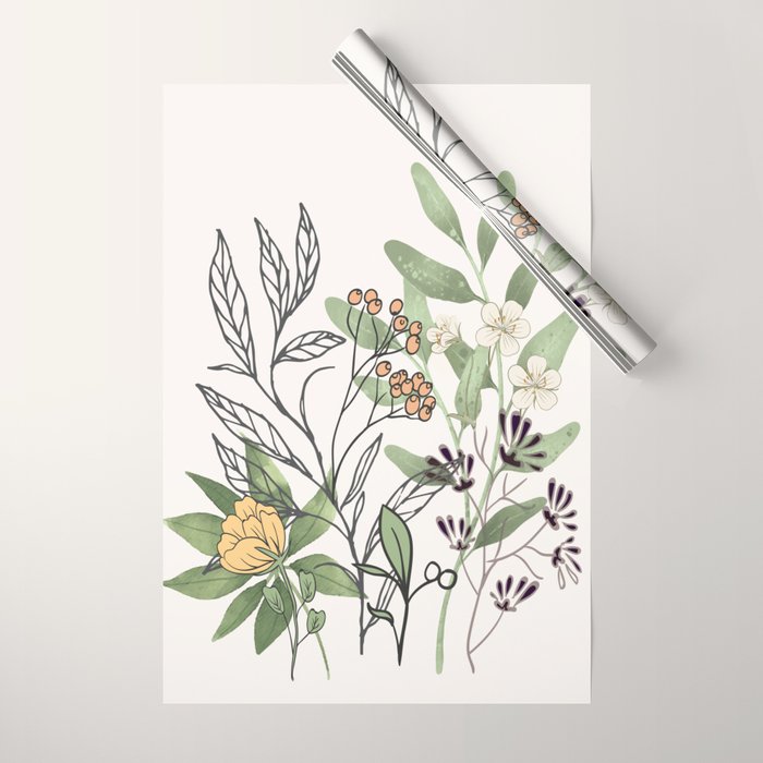 Spring Garden II Wrapping Paper Gallery Image 1