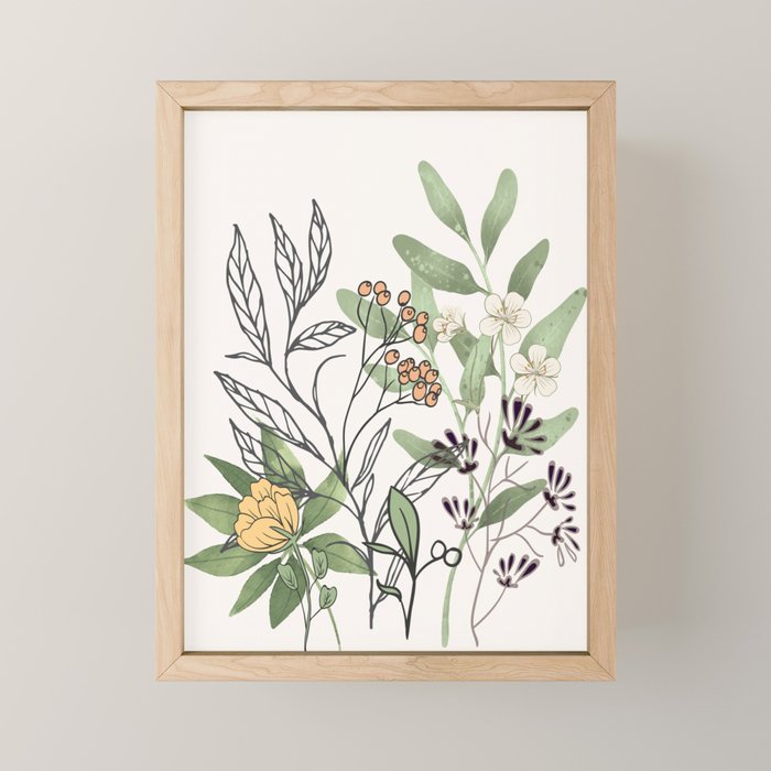 Spring Garden II Mini Art Print Gallery Image 1
