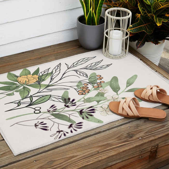 Spring Garden II Outdoor Rug Gallery Image 2