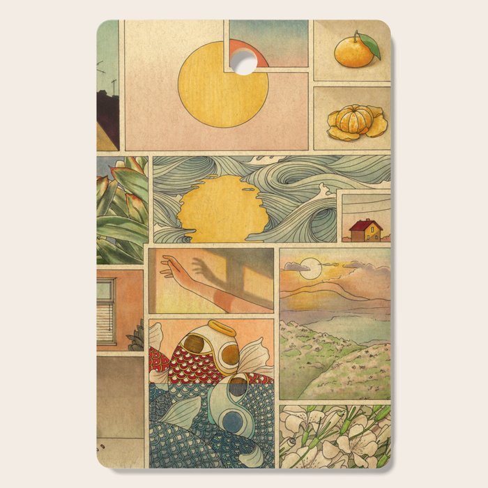 Summer Cutting Board Gallery Image 1