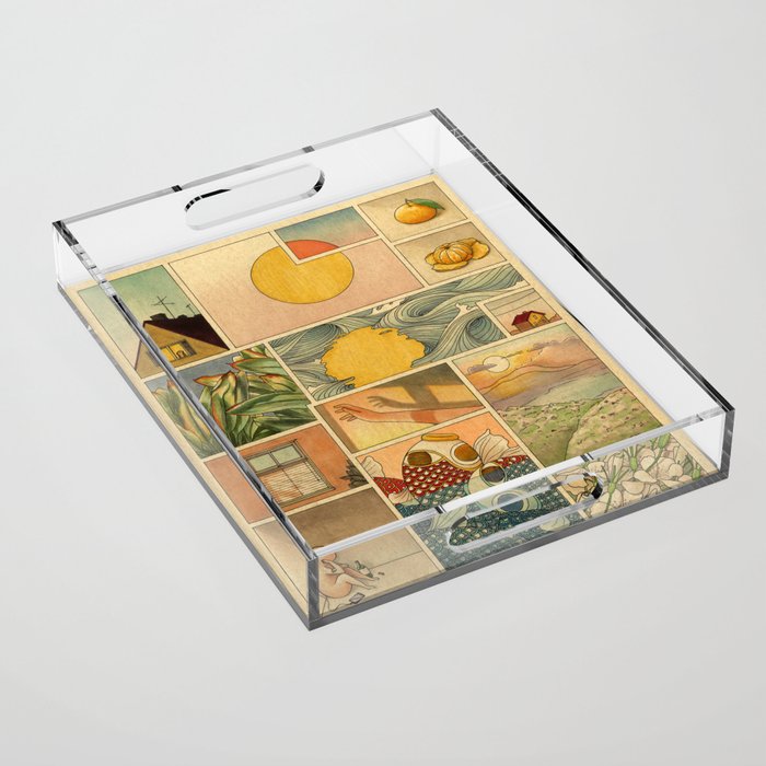 Summer Acrylic Tray Gallery Image 1