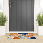 Soft Abstract Floral Garden I Welcome Mat Gallery Image 3
