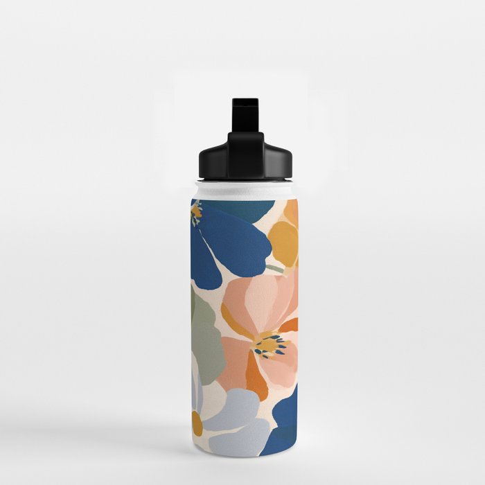 Soft Abstract Floral Garden I Water Bottle Gallery Image 2