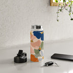 Soft Abstract Floral Garden I Water Bottle Gallery Image 4