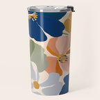 Soft Abstract Floral Garden I Travel Mug Gallery Image 2
