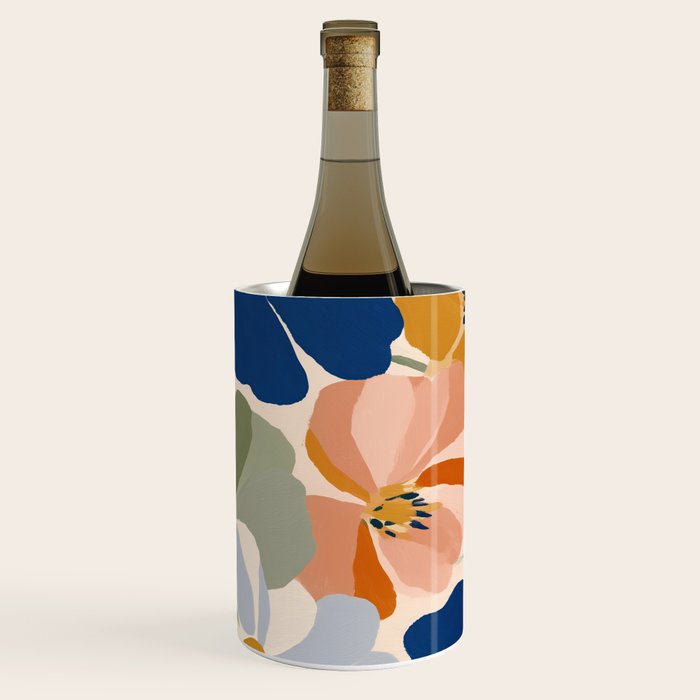 Soft Abstract Floral Garden I Wine Chiller Gallery Image 3