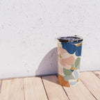 Soft Abstract Floral Garden I Travel Mug Gallery Image 4