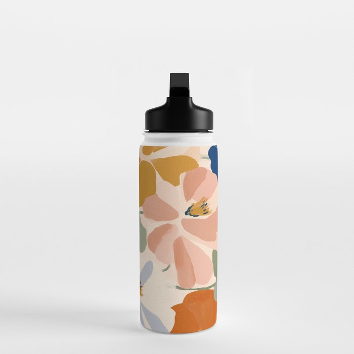 Soft Abstract Floral Garden I Water Bottle Gallery Image 3