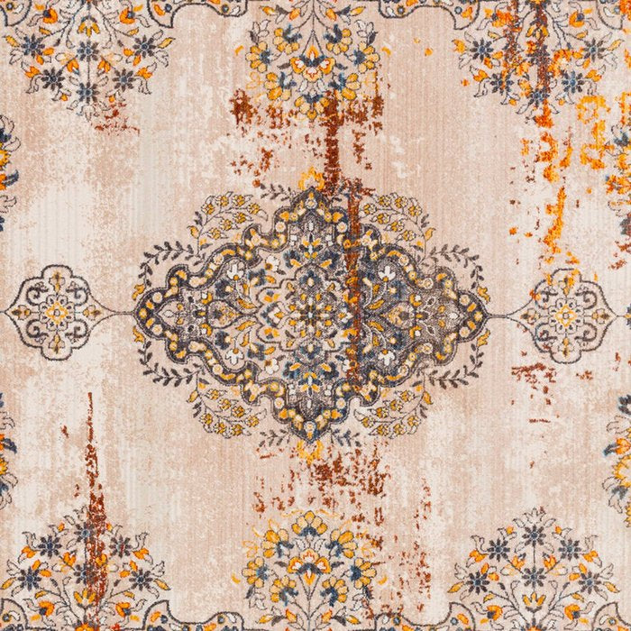 Orange Vintage Rug Design Coffee Mug Gallery Image 2