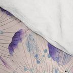 Abstract flowered paint modern Comforter Gallery Image 4