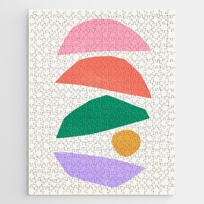 The Sundowner: Stacked Shapes 01 Jigsaw Puzzle