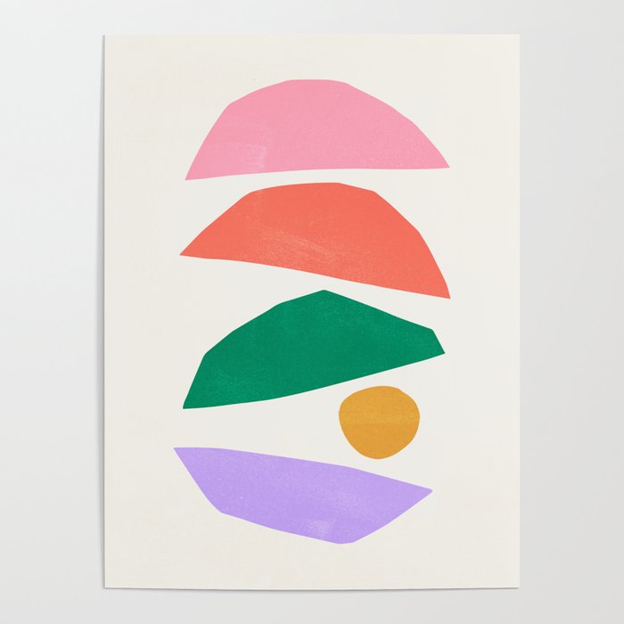 The Sundowner: Stacked Shapes 01 Poster Gallery Image 1