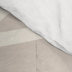 Abstract line art / Face/beige Comforter Gallery Image 4