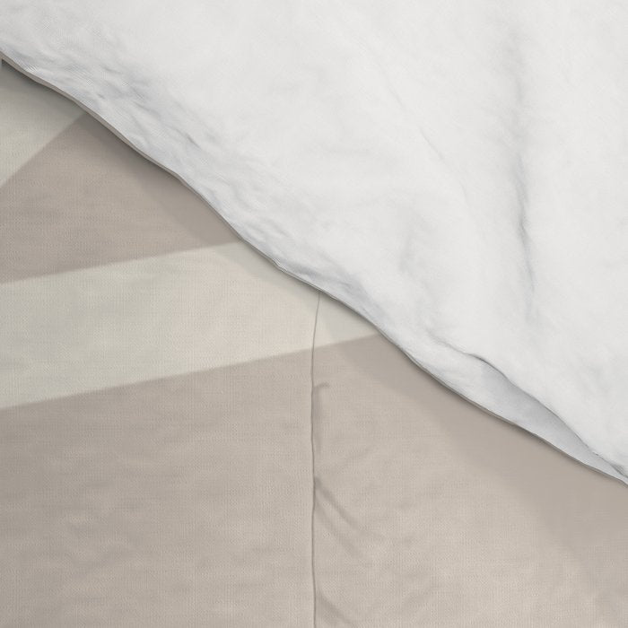 Abstract line art / Face/beige Comforter Gallery Image 4