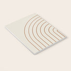 Minimal Arch XVI Earthy Natural Modern Geometric Lines Notebook Gallery Image 3