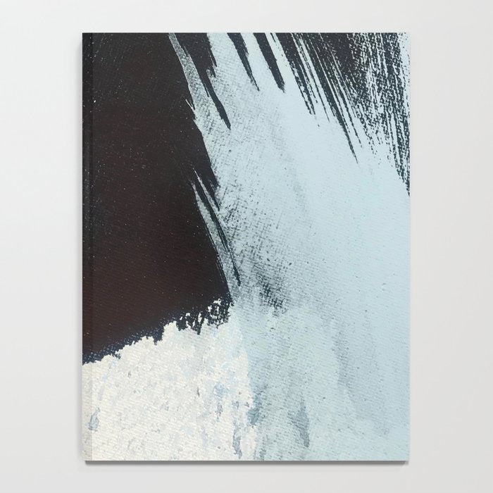 Like A Gentle Hurricane [2]: a minimal, abstract piece in blues and white by Alyssa Hamilton Art Notebook Gallery Image 4