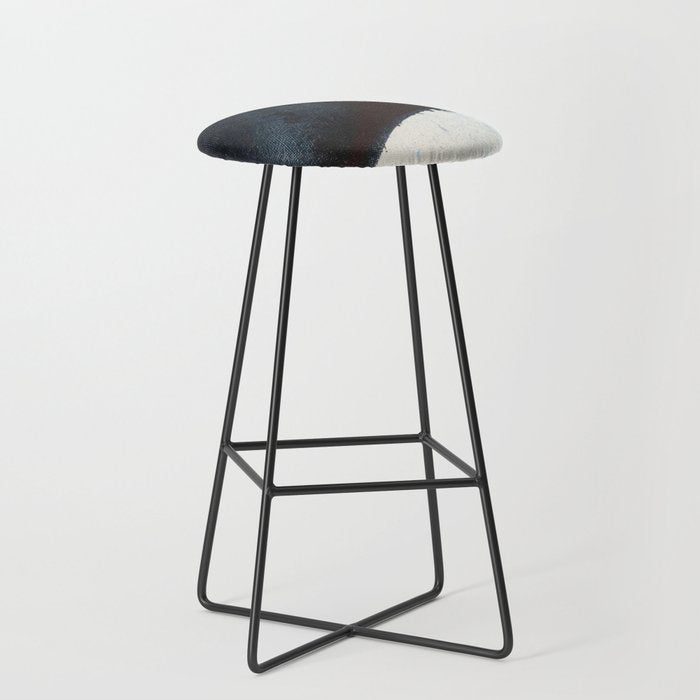 Like A Gentle Hurricane [2]: a minimal, abstract piece in blues and white by Alyssa Hamilton Art Stool Gallery Image 1
