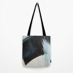 Like A Gentle Hurricane [2]: a minimal, abstract piece in blues and white by Alyssa Hamilton Art Tote Bag Gallery Image 2