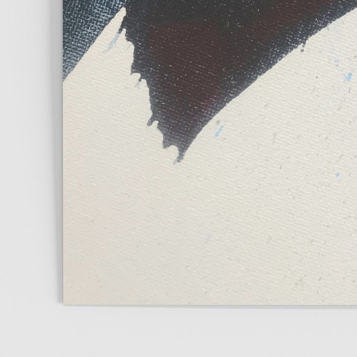 Like A Gentle Hurricane [2]: a minimal, abstract piece in blues and white by Alyssa Hamilton Art Poster Gallery Image 3