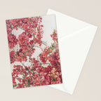 Mediterranean Bougainvillea Flower Stationery Card Gallery Image 2