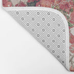 Mediterranean Bougainvillea Flower Bath Mat Gallery Image 2