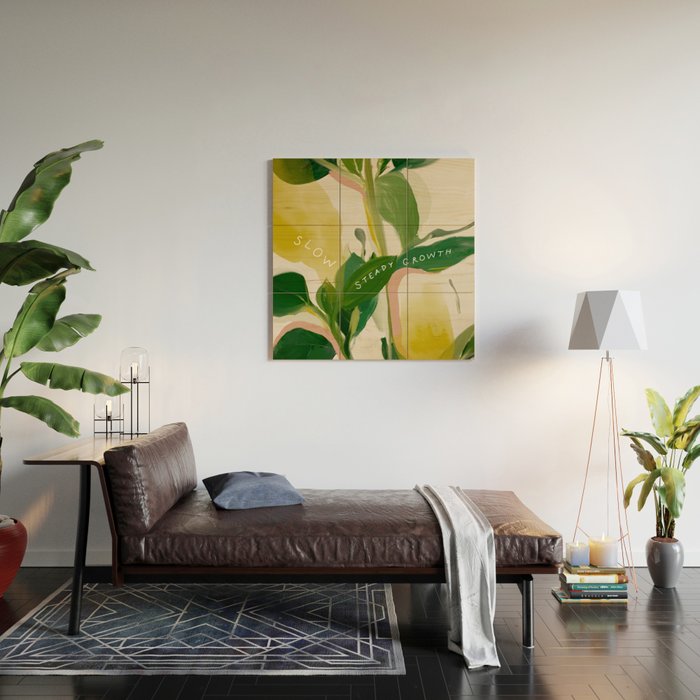 Slow Steady Growth Wood Wall Art Gallery Image 2