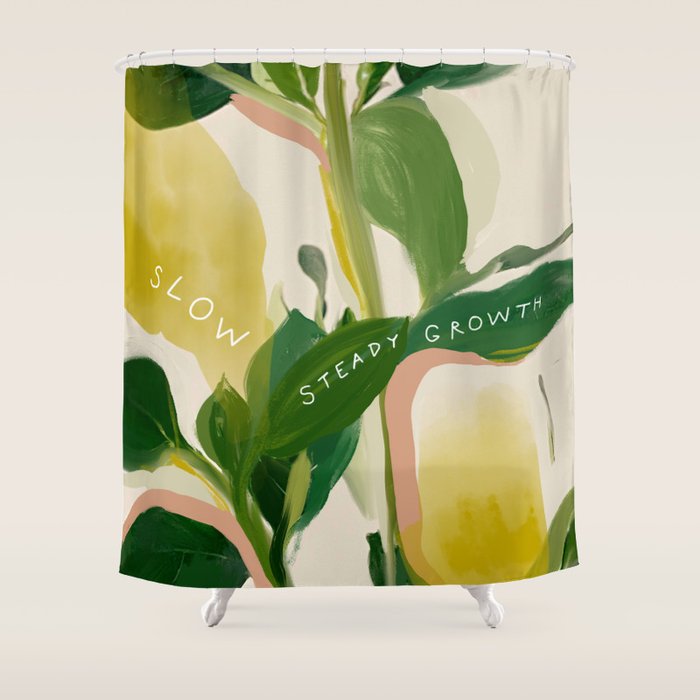 Slow Steady Growth Shower Curtain Gallery Image 1