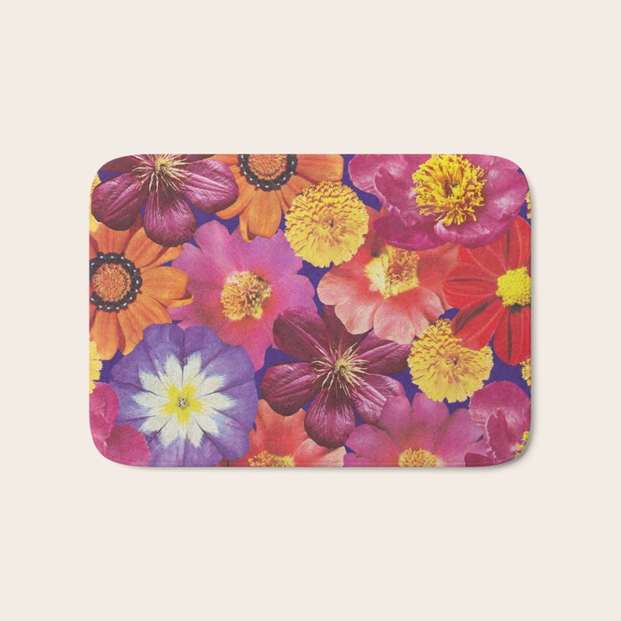 Flower Salad #2 Bath Mat Gallery Image 1