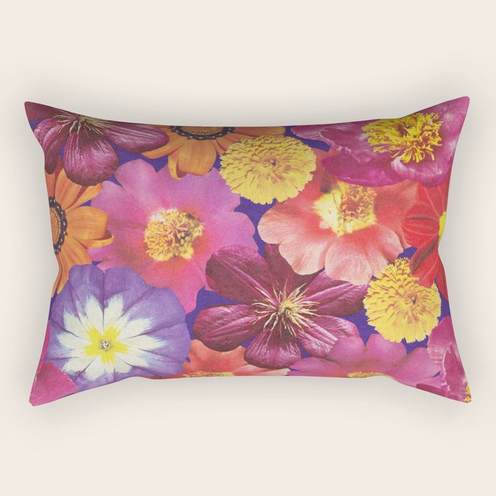 Flower Salad #2 Rectangular Pillow Gallery Image 2