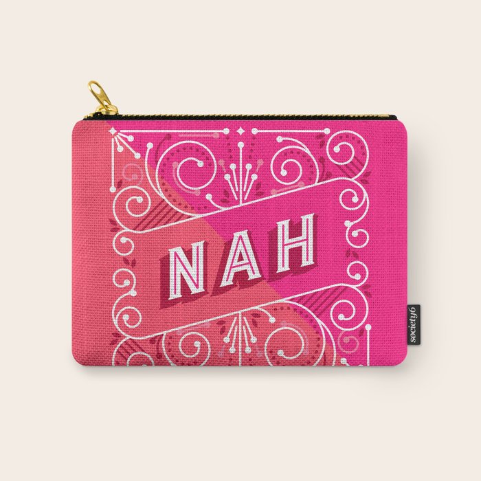 Nah â Hot Pink Carry All Pouch Gallery Image 1