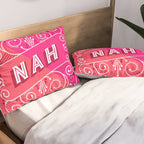 Nah â Hot Pink Pillow Sham Gallery Image 2