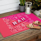 Nah â Hot Pink Outdoor Rug Gallery Image 2