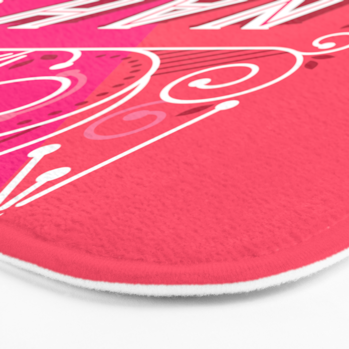 Nah â Hot Pink Bath Mat Gallery Image 3