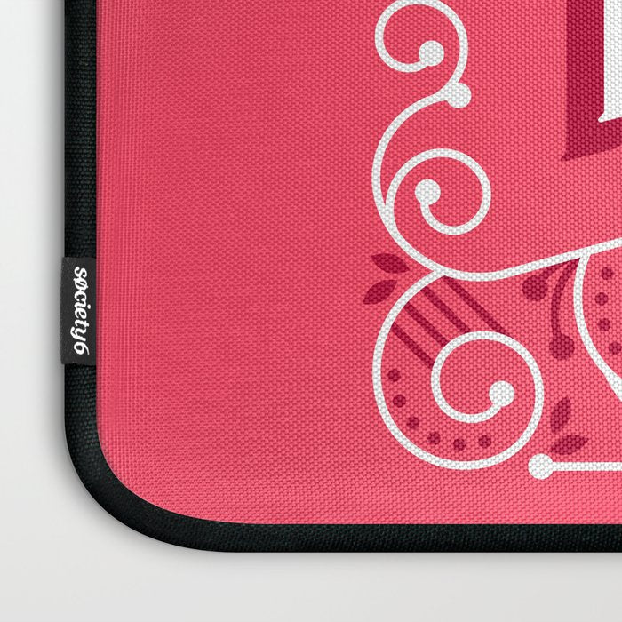 Nah â Hot Pink Laptop Sleeve Gallery Image 3