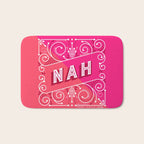 Nah â Hot Pink Bath Mat Gallery Image 1