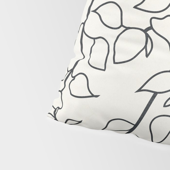 Minimalist Vines II Pillow Sham Gallery Image 4