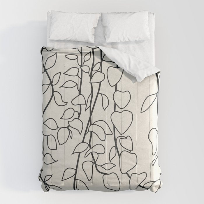 Minimalist Vines II Comforter Gallery Image 6