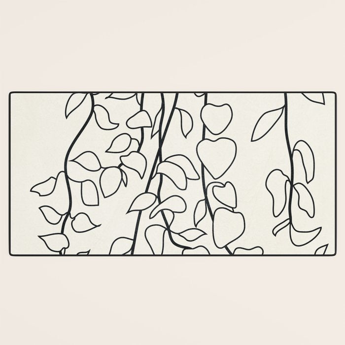 Minimalist Vines II Desk Mat Gallery Image 3