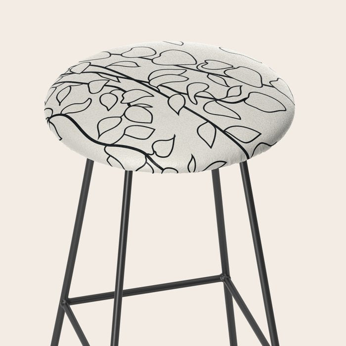 Minimalist Vines II Stool Gallery Image 2