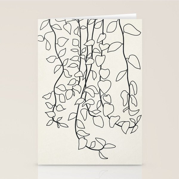 Minimalist Vines II Stationery Card Gallery Image 1