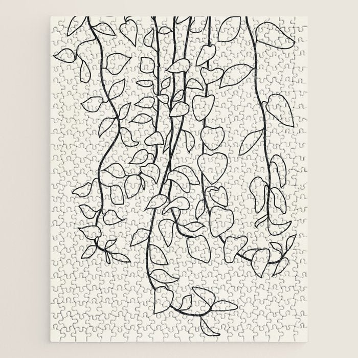Minimalist Vines II Jigsaw Puzzle Gallery Image 1