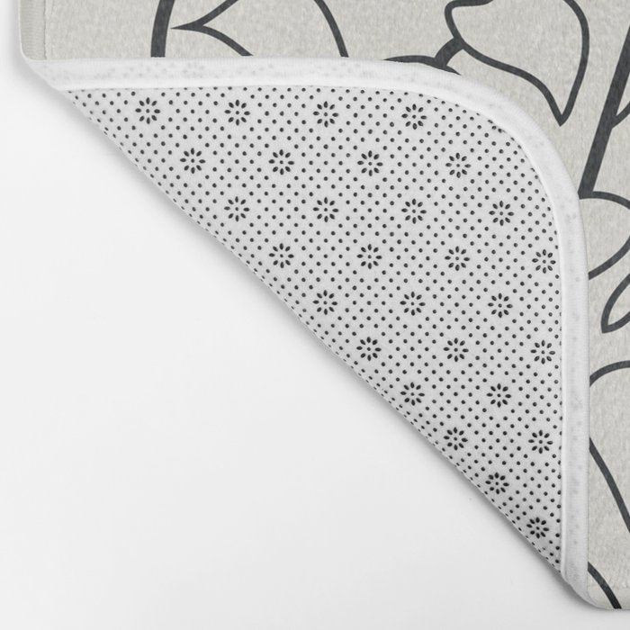 Minimalist Vines II Bath Mat Gallery Image 2