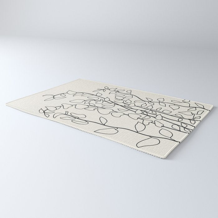 Minimalist Vines II Rug Gallery Image 3