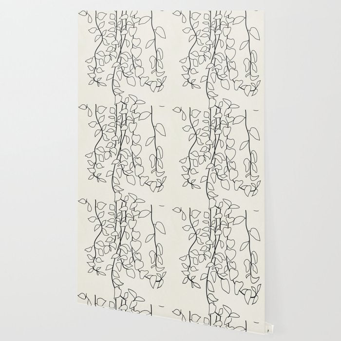 Minimalist Vines II Wallpaper Gallery Image 2