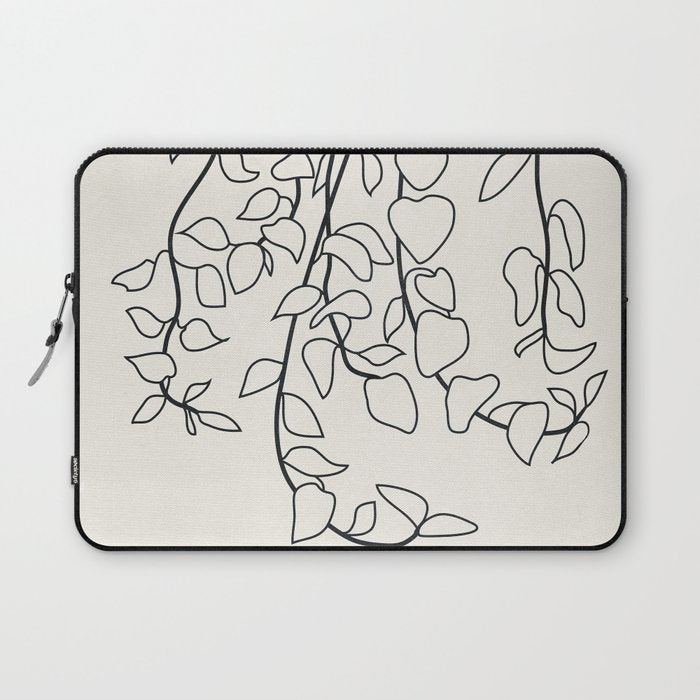 Minimalist Vines II Laptop Sleeve Gallery Image 1